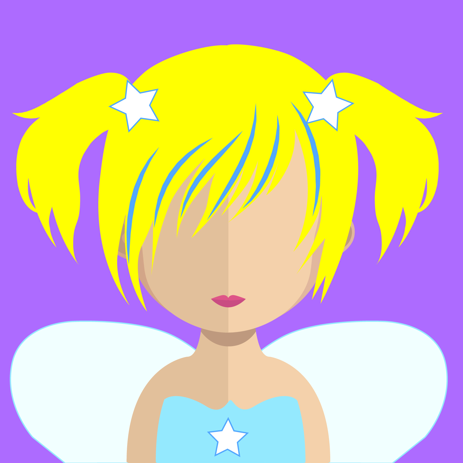 Immagine di una donna giocosa